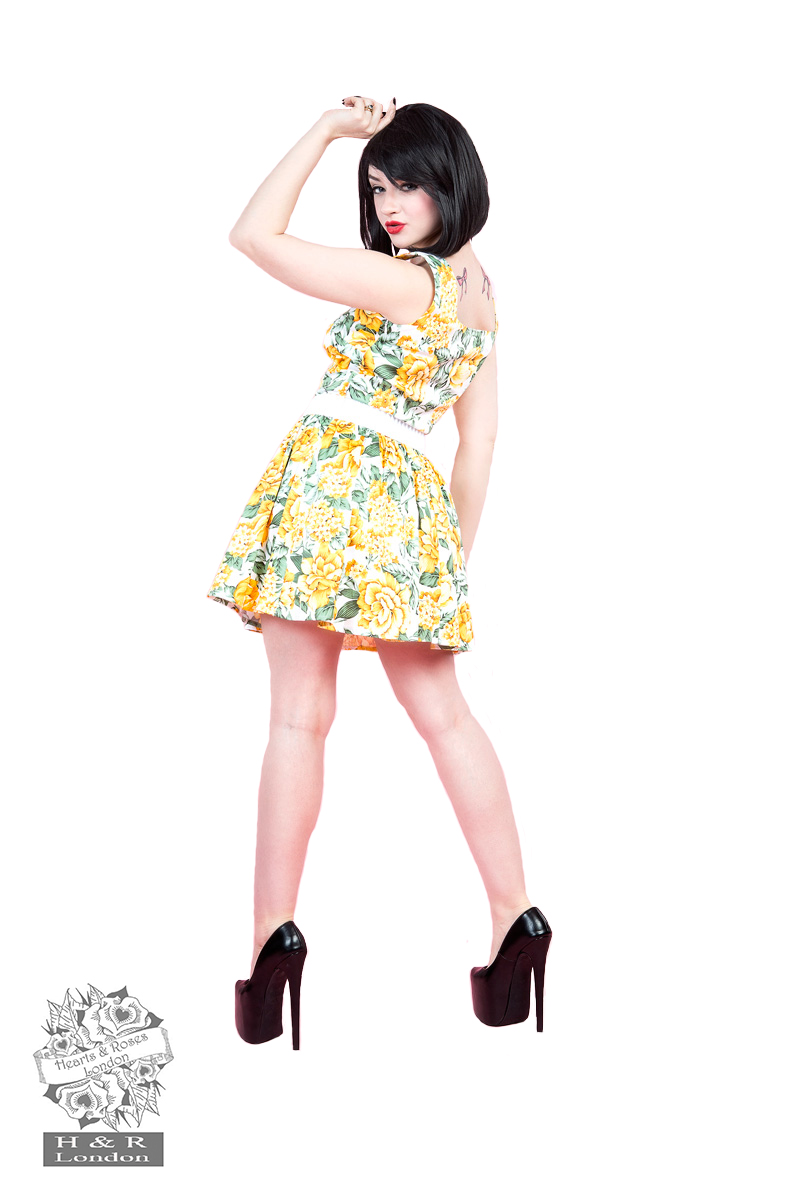 Carnation Minidress in Yellow