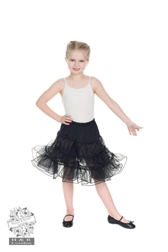 Kids Petticoat In Black
