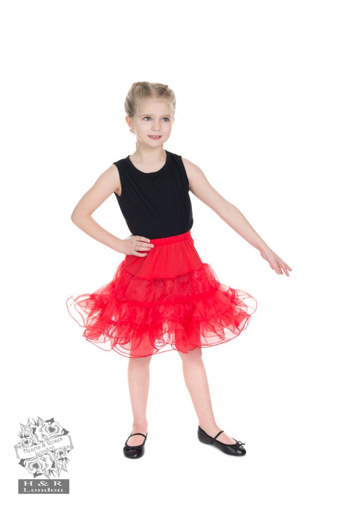 Kids Petticoat In Red