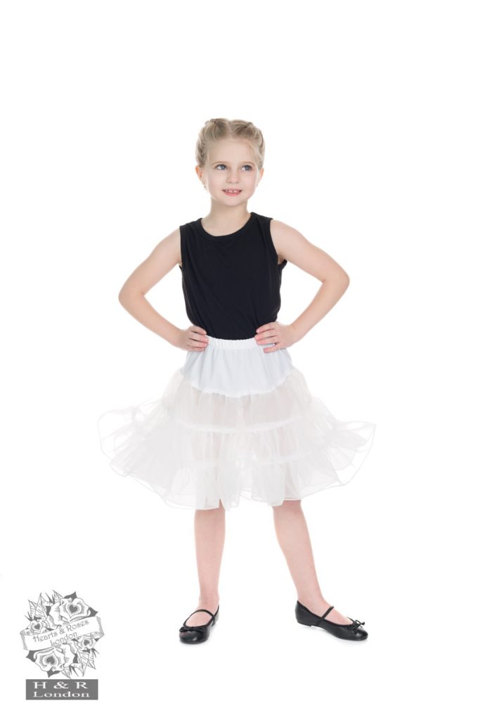 Kids Petticoat in White