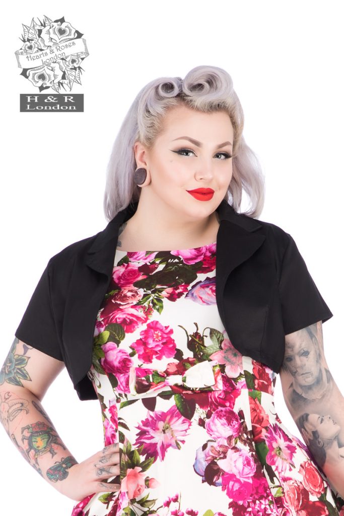 Plain Black Bolero