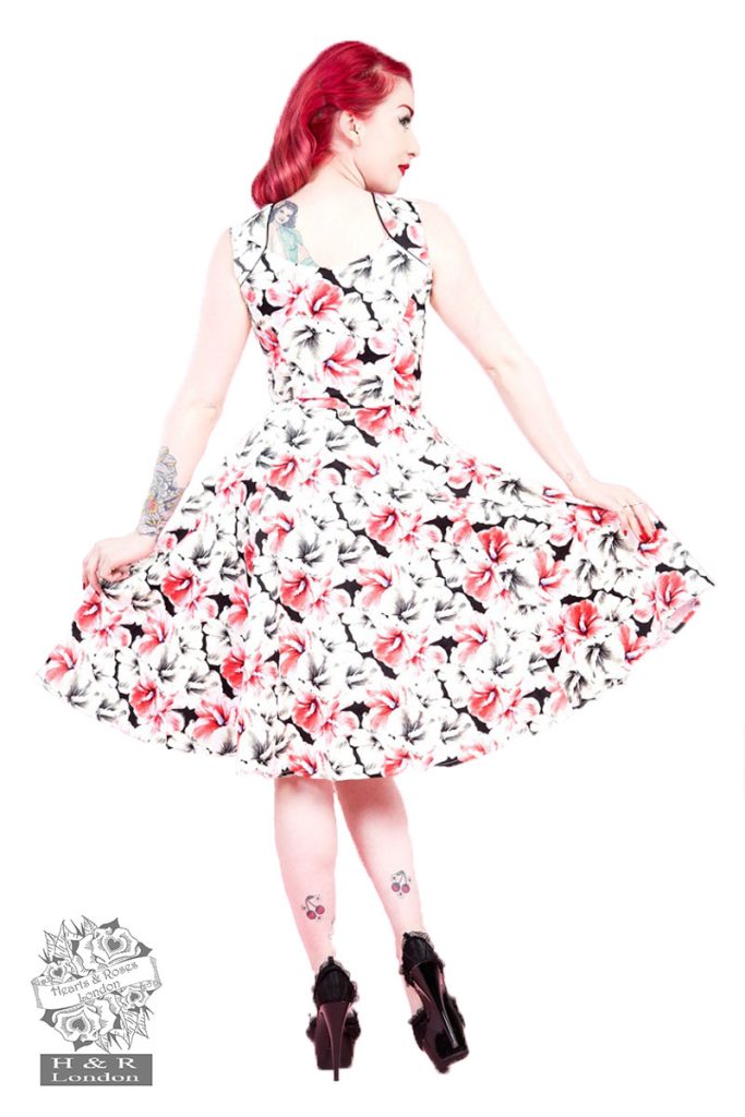 Harmonious Hibiscus Jessica Dress