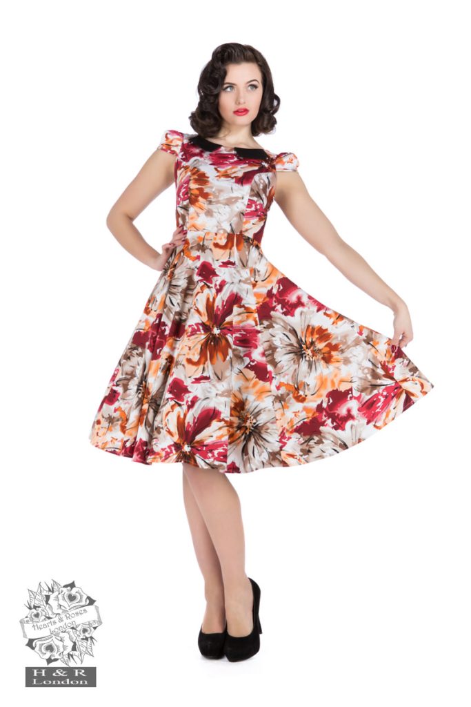 Sahara Paint Brush Tea Dress