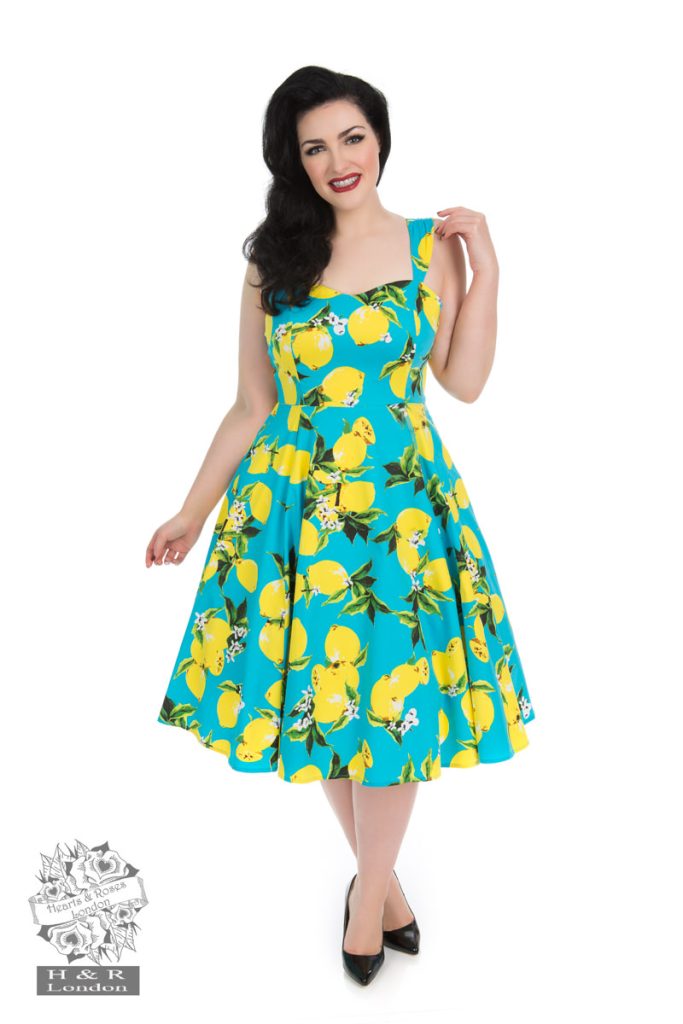 Vintage Blue Lemon Dress