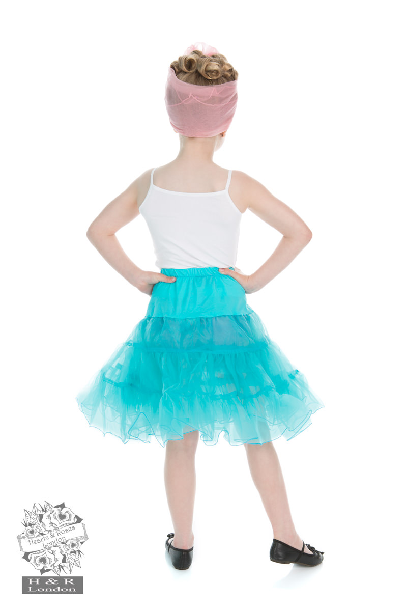 Kids Petticoat in Baby Blue