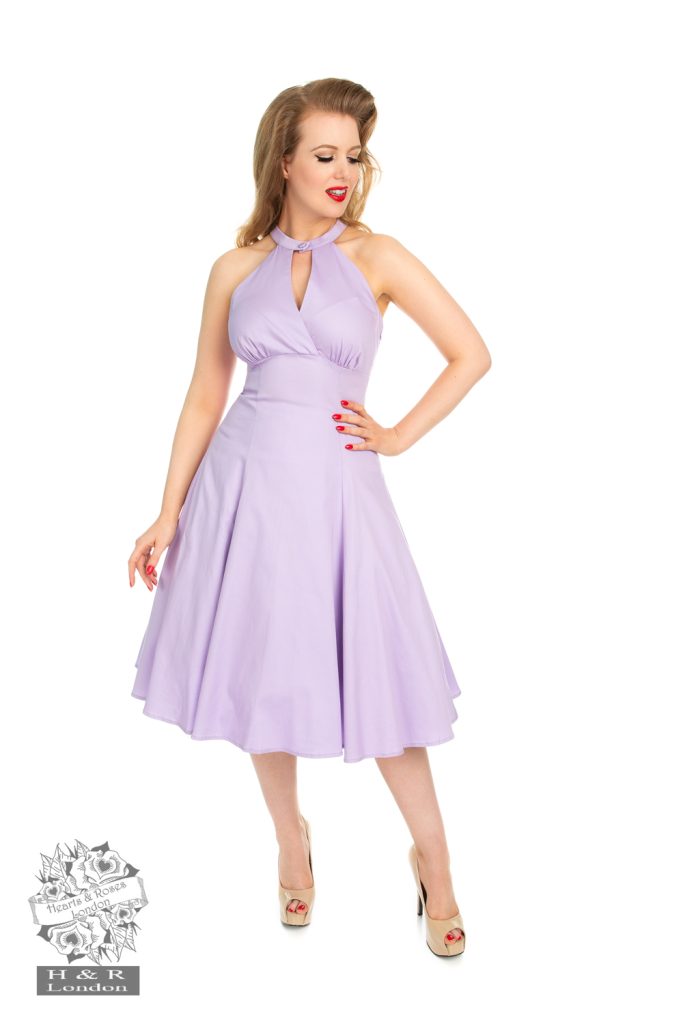Candela Swing Dress in Pruple