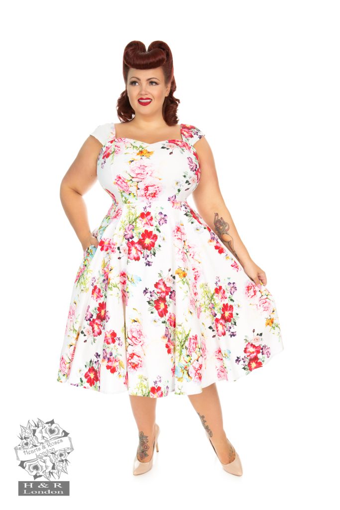 Rose Paradise Swing Dress