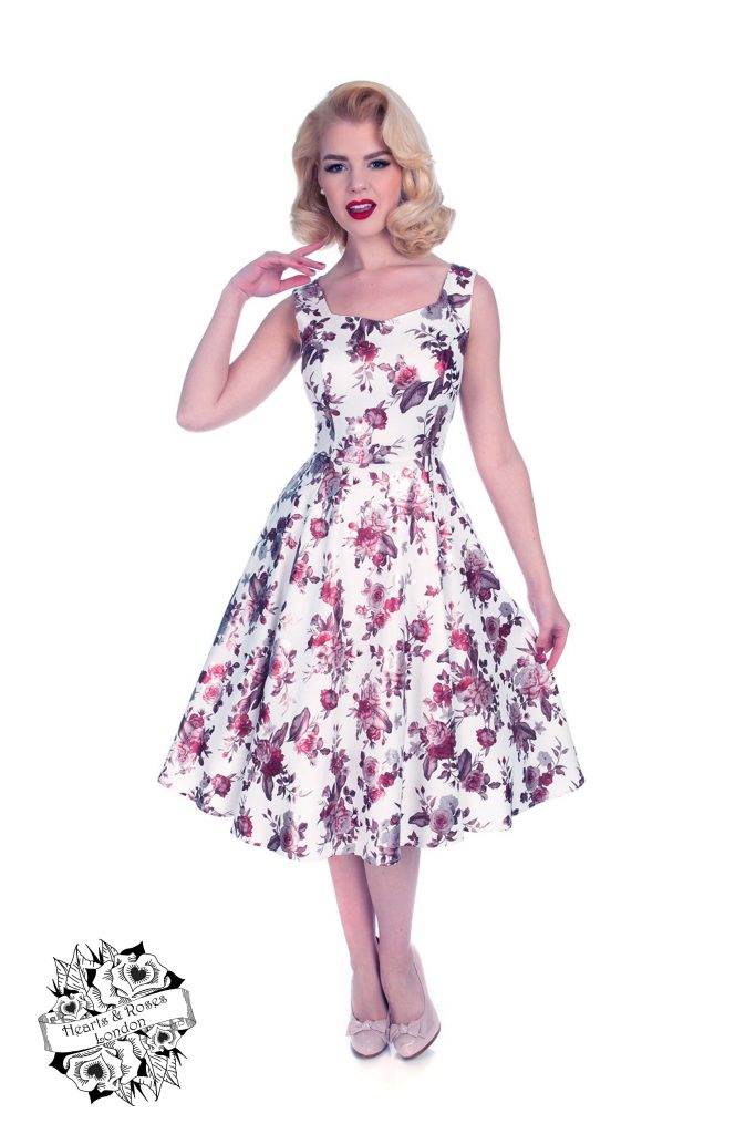 Aphrodite Metallic Swing Dress