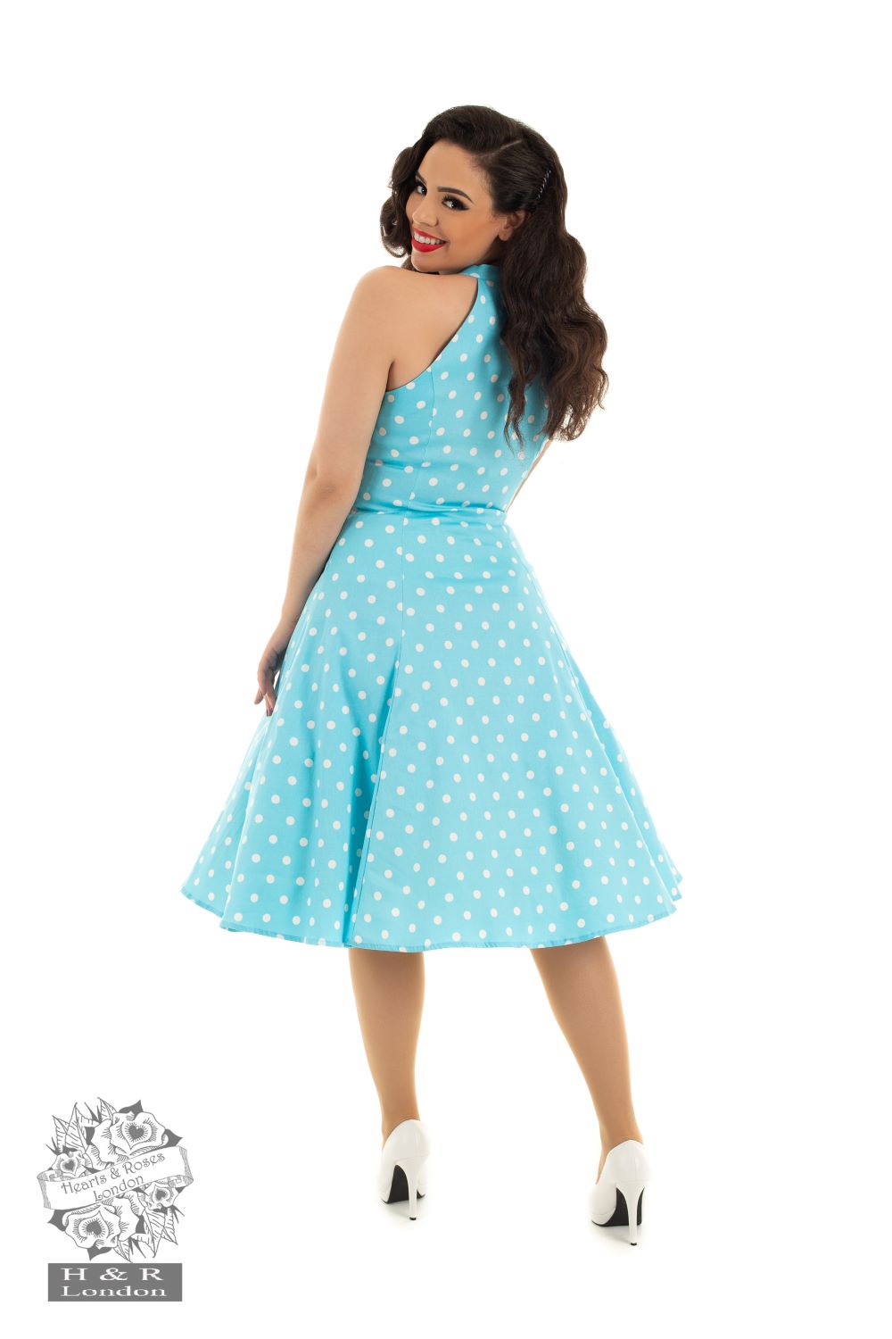 Lucinda Dotty Swing Dress