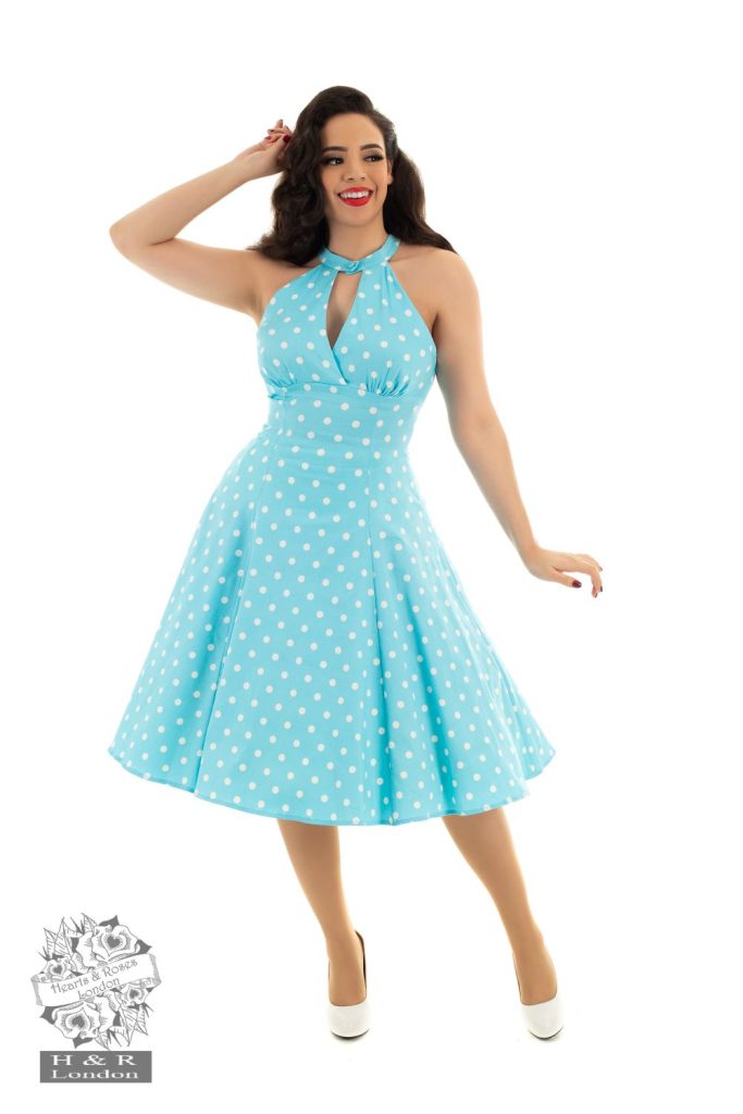 Lucinda Dotty Swing Dress