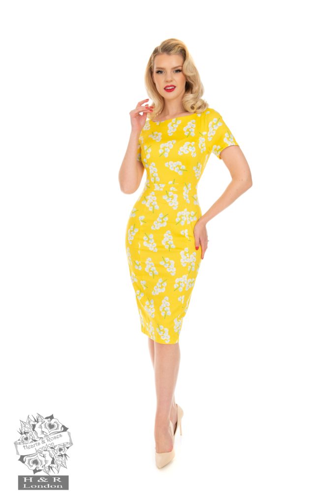 Jane Floral Wiggle Dress: