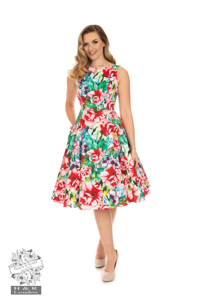 Margot Floral Swing Dress